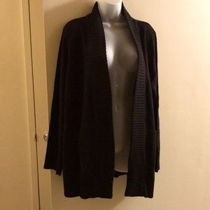 Soft comfortable black cardigan